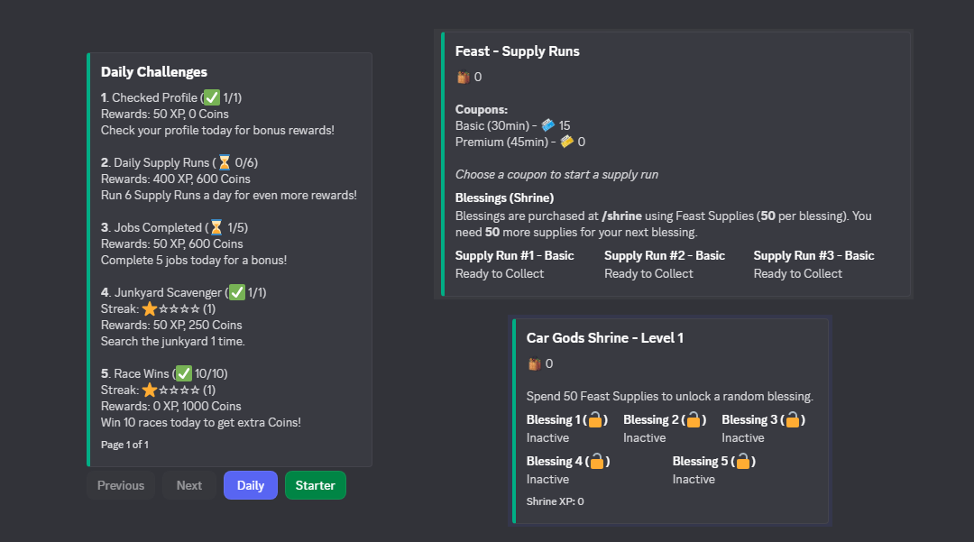 🎯 Challenges & Rewards